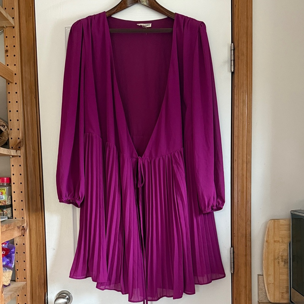 Elegant Purple Women's Top haute curve